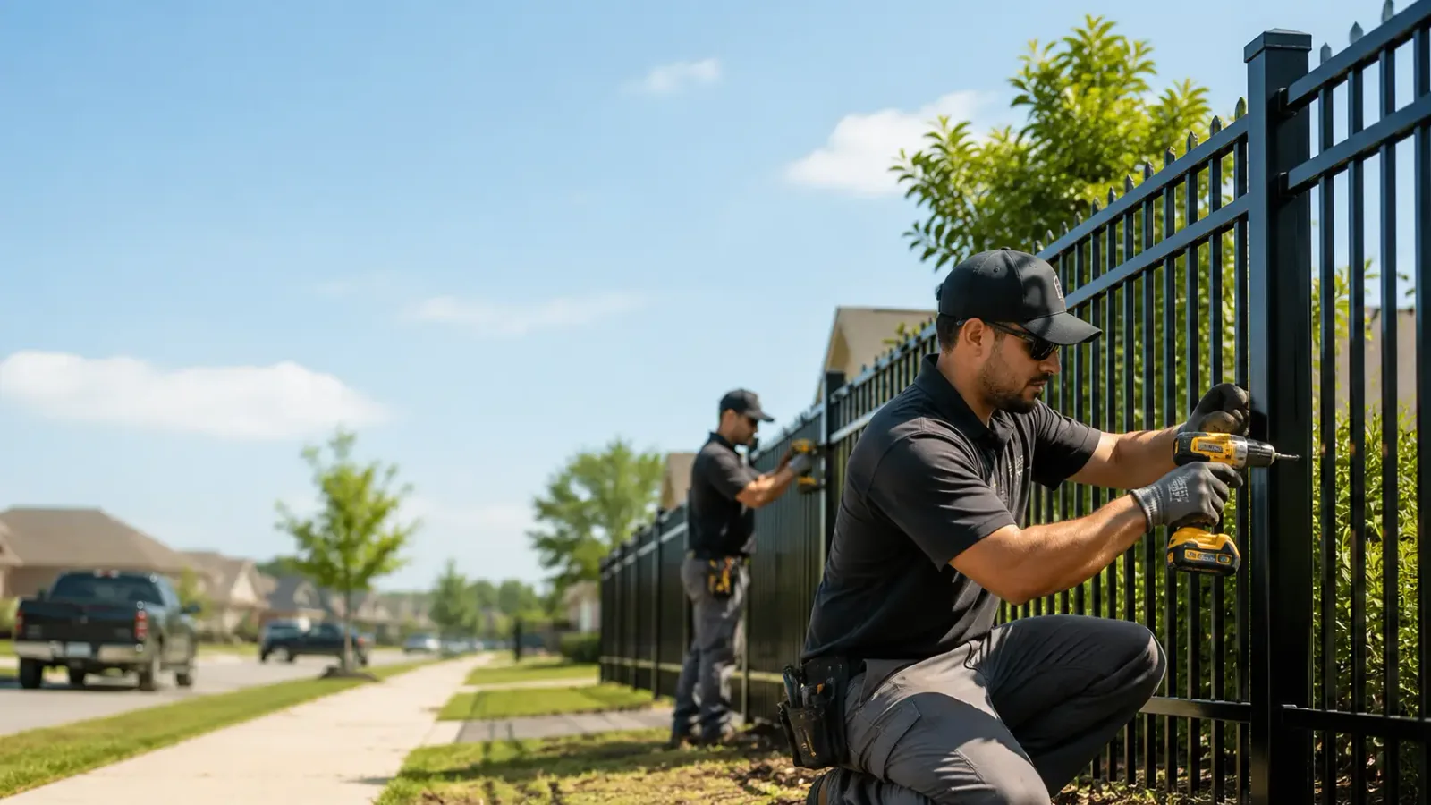 Metal Fence Installation in Remington, IN